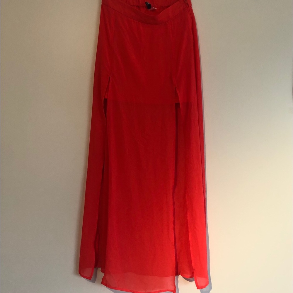 H&M Divided 2 Slit Maxi Skirt
